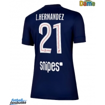 Paris Saint-Germain Lucas Hernandez #21 Hjemmedrakt Dame 2025-26 Kortermet